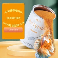 YEE Vente en gros d'aliments pour poissons kystes artémiés décapsulés œufs de crevettes en saumure Artemia
