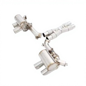 Tubo de Escape Trasero de Acero Inoxidable con Acabado Espejo de 1.5mm para Ferrari 812 Superfast/Competizione/GTS 6.5L V12, Tipo X - Product Image 3