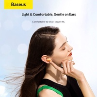 Baseus AirNora 2 d'occasion, état quasi neuf, écouteurs sans fil Bluetooth True Wireless avec microphone, suppression active du bruit pour le sommeil
