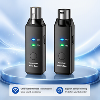 En gros, Kit émetteur-récepteur micro sans fil 5.8GHz avec câble de connexion de 30m pour micros dynamiques et micros à condensateur 48V