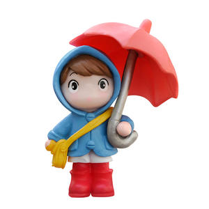 Parapluie mignon Couple voiture décoration intérieure figurines Auto rétroviseur ornements cadeaux <span class=keywords><strong>Mini</strong></span> accessoires W24-704 - Product Image 4