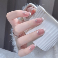 Venta al por mayor 24 piezas de moda al por mayor Prensa en uñas gran oferta nuevo juego de uñas artificiales OEM ODM diseño de varios colores