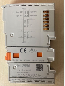 Módulo de E/S Industrial BECKHOFF EL2634 EtherCAT con Salida de Relé de 4 Canales, 250V AC, 30V, 4A - Product Image 5