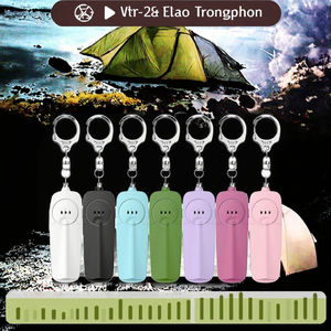 Llavero Mosquetón Metálico Vintage al por Mayor con Sirena Fuerte, Alarma Personal, Impermeable, Apagado Automático, Estilo Moderno <span class=keywords><strong>Lobo</strong></span> - Product Image 3