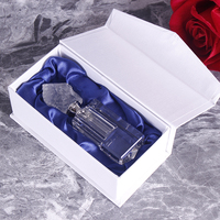 Nouvelle conception de bombonnière en verre rechargeable, flacon d'huile de parfum en cristal de 3 ml, souvenir