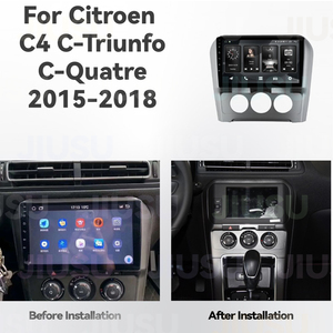 Citroen C4 C-triunfo C-Quatre 2015-2018 Android 13 xe stereo hỗ trợ không dây Carplay & Android Auto DSP chia màn hình BT GPS - Product Image 3