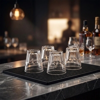 Tapis de bar universel en PVC écologique, design moderne, option de logo personnalisé, certifié sans phtalates, certifié CE/EU pour le plateau de récupération des gouttes de bar