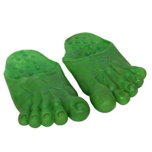 Dropshipping 2026 : Nouveaux chaussons de créateur pour Halloween, pantoufles pieds nus <span class=keywords><strong>pas</strong></span> chères, pantoufles amusantes Hulk - Product Image 3
