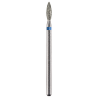 Machine de manucure électrique professionnelle, coupe-ongles 2.5mm en forme de flamme, diamant, cuticule, forets à ongles, 1 pièce