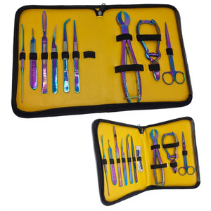 OEM High-quality Eco-Friendly Coral Frag Tool <b>Kit</b> Stainless Steel Rainbow Titanium Color Custom Designs Private Logo Aquarium - Product Image 1