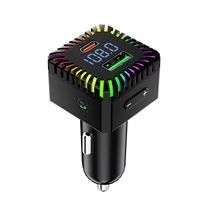 LS Lecteur MP3 Bluetooth portable universel pour voiture avec chargeur de téléphone et lumière LED, idéal pour la lecture de musique – Meilleures ventes