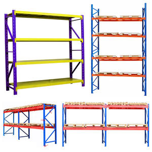 رفوف فولاذية معتمدة من CE، رفوف مستودعات للمبيعات في المصانع، نظام تخزين ضيق المسار VNG بسعة 2500 و3000 و3500 و4000 كجم - Product Image 1