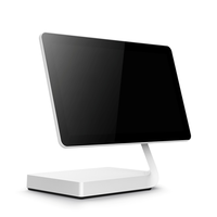 Système de point de vente tout-en-un, ordinateur windows, double écran 12v, panneau d'écran tactile capacitif, projection de point de vente