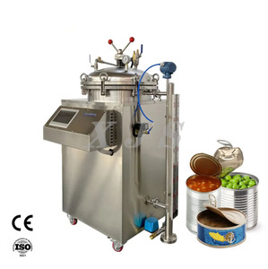 Autoclave haute pression à grande cornue de 200 litres pour la <span class=keywords><strong>stérilisation</strong></span> <span class=keywords><strong>des</strong></span> boîtes en aluminium stérilisateur de substrat de champignon - Product Image 2