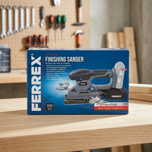 DIY 20V Li-ion Finishing Sander Random Orbit Sanding Machine Cordless Battery <b>Powered</b> Drywall Surface Conditioning <b>Tool</b> - Product Image 2
