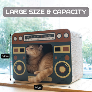 Maison ondulée de <span class=keywords><strong>chat</strong></span> de <span class=keywords><strong>carton</strong></span> de boîte de griffoir de <span class=keywords><strong>chat</strong></span> de nouvelle conception <span class=keywords><strong>pour</strong></span> les chats d'intérieur - Product Image 5