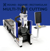 Machine de découpe de tubes professionnelle à laser fibre CNC avec mandrin automatique pour tuyaux métalliques