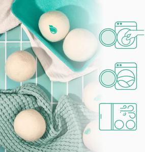 Boules de laine <span class=keywords><strong>Natulim</strong></span> pour sèche-linge Réduit les plis des vêtements et réduit le temps de séchage Sans plastique, sans cruauté - 6 pièces - Product Image 5