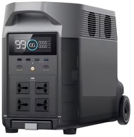 Batterie externe au lithium-ion à onde sinusoïdale pure EF 1800W 1024WH, panneau solaire, lampe de poche pour DELTA3 version UE, portable, extérieur
