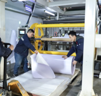 Rouleau de vinyle auto-adhésif imprimable blanc mat brillant pour l'impression