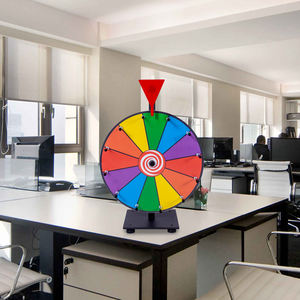 खेलों और गिववे के लिए 12-इंच टेबलटॉप कताई पुरस्कार व्हील - Product Image 6