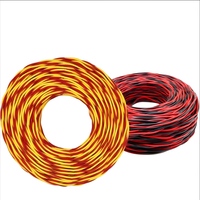 Câble torsadé RVS de haute qualité à 2 conducteurs en cuivre flexible pour système d'alarme incendie