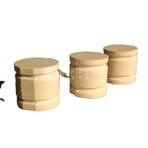 Высокочистый износостойкий глиноземный керамический цилиндр с прорезью - Product Image 1