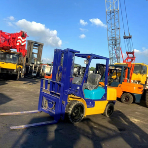 Komatsu 3-Ton Second-Hand Internal Combustion <b>Forklift</b> Truck 4WD Solid Tire Rough Terrain Excellent Condition - Product Image 1