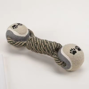 Giocattolo per Cani in Gomma Durevole, Sostenibile ed Ecologico, a Forma di Manubrio con Nodo, Interattivo e Carino per il Gioco degli Animali Domestici - Vendita all'Ingrosso - Product Image 2