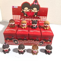 Nouvelle figurine de collection tendance Montchi Moli Blind Box, mini jouet en résine PVC, décoration de bureau, cadeau en stock pour la vente en gros