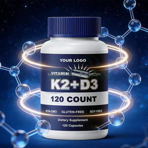 Suplementos de Marca Privada OEM, Cápsulas de Vitamina K2 y Vitamina D3, Calcio y Magnesio para Huesos Fuertes, Apoyo Inmunológico - Product Image 5