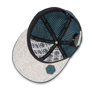 NOANOA Casquettes en polyester antibactérien hydrofuge personnalisées Casquettes de cyclisme perforées en polyester - Product Image 6