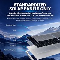 Système complet de stockage d'énergie solaire tout-en-un pour maison, avec batterie 10 kW, panneaux photovoltaïques 10 kW, et système hybride 3 kW pour balcon, hors réseau 100 kW