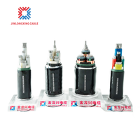 YJLHS2 0.6/1kV 4x120+1x70 Konduktor Aluminium Terlilit XLPE Berlapis PVC Tegangan Rendah Bebas Halogen Tahan Api Rendah Asap