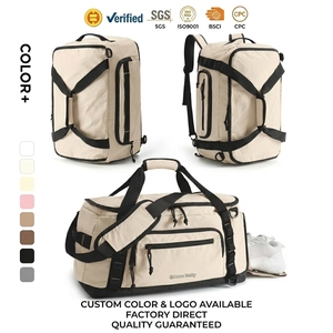 Zaino da viaggio 4-<span class=keywords><strong>in</strong></span>-1 per palestra e laptop con scomparto per scarpe, borsa da weekend convertibile personalizzata, borsa sportiva da lavoro con <span class=keywords><strong>tasca</strong></span> per laptop - Product Image 1
