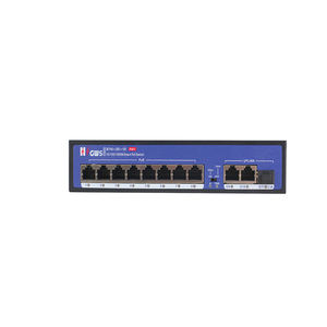 Conmutador POE de 8 puertos 100Mbps, 2 puertos de enlace ascendente SFP Gigabit para cámara <span class=keywords><strong>IP</strong></span>, AP inalámbrico, sistema VoIP - Product Image 4