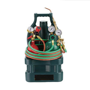 Kit de chalumeau de soudage oxyacétylène avec bouteille d'oxygène et bouteille d'acétylène pour découpeurs plasma et kit d'outils de soudage - Product Image 1