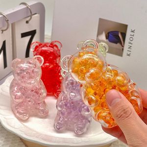 2025 Aurora <b>Cute</b> <b>Bear</b> Shape Maltose Knead Factory Wholesale Slow Rebound Vent Ball Color Decompression Artifact Squeeze Toy for - Product Image 1