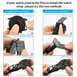 سوار ساعة CAOWTAN 22 26 لفينيكس 6 منسوج حلقة خطاف سريعة الجفاف لجارمين فينيكس 6 برو غريزة فينيكس بلس - Product Image 4