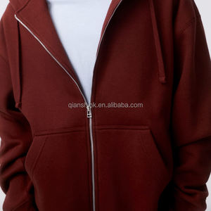 Sweat à capuche zippé lourd 100% coton Streetwear Fabricant de sweat à capuche zippé French Terry Sweat à capuche zippé personnalisé surdimensionné - Product Image 5