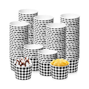 Taza biodegradable Helado 3Oz Taza de helado y cuchara Taza de vidrio de helado del desierto - Product Image 6