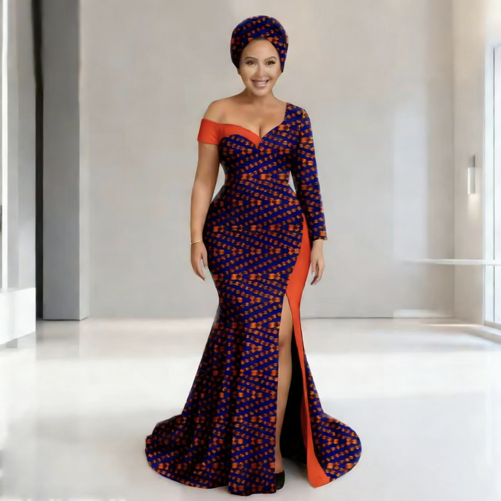 sachin and babi light blue dress Yoruba African Traditional Wedding Dresses Yoruba Bride: Silver Traditional  Wedding Dress 2024 main image 1
