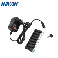 Adaptateur secteur à tension réglable 12W-48W, prise US EU UK AU, adaptateur multi-tension AC DC avec 6 embouts DC pour appareils électroniques domestiques