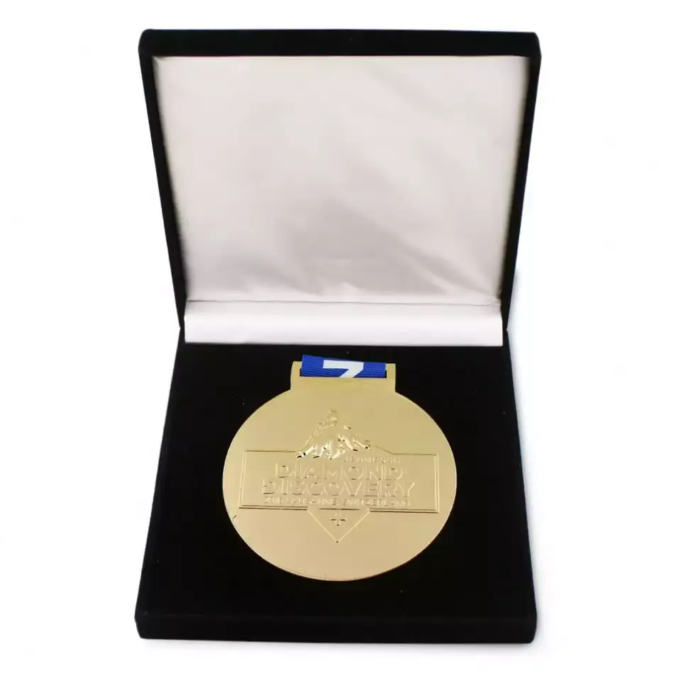 Kostenlose Logo Design Metall medaille Herstellung gefälschte Goldmedaille einfache Auszeichnung