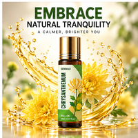 Huile Essentielle de Chrysanthème Sauvage Pure et Naturelle ; Élimine la Chaleur, Détoxifie et Apaise ; Convient pour les Soins du Corps et l'Aromathérapie.