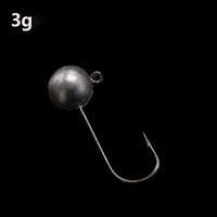 Hameçon de pêche lumineux en acier à haute teneur en carbone Hessen pour la pêche à la mouche en rivière, en eau salée, ciblant les calamars, les crevettes, les carpes, les poissons-chats