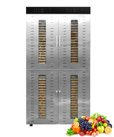 Déshydrateur industriel commercial en acier inoxydable à 96 plateaux pour viande, fruits et légumes