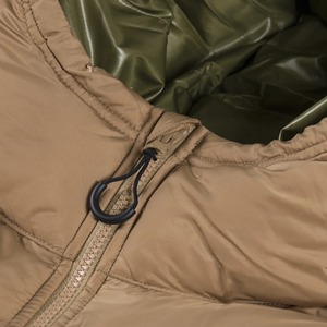 Chaqueta de Plumón de Ganso de Lujo para Hombre con Logotipo Personalizado, Chaqueta Impermeable para Mujer, Color Marrón - Product Image 4