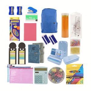 Set di Cancelleria Colorato e Carino a Buon Prezzo, Personalizzabile, Estetico e Fantasioso, Confezione Regalo di Cancelleria all'Ingrosso per Ragazze Scolastiche - Product Image 1