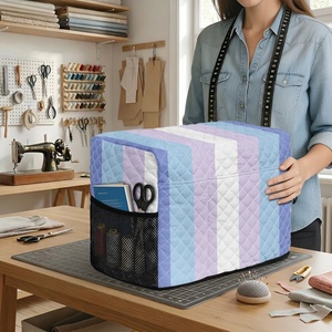 Housse de machine à coudre matelassée personnalisée à thème arc-en-ciel gay, protection anti-poussière pour équipement de couture domestique - Product Image 2